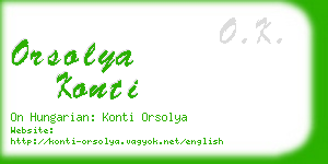 orsolya konti business card